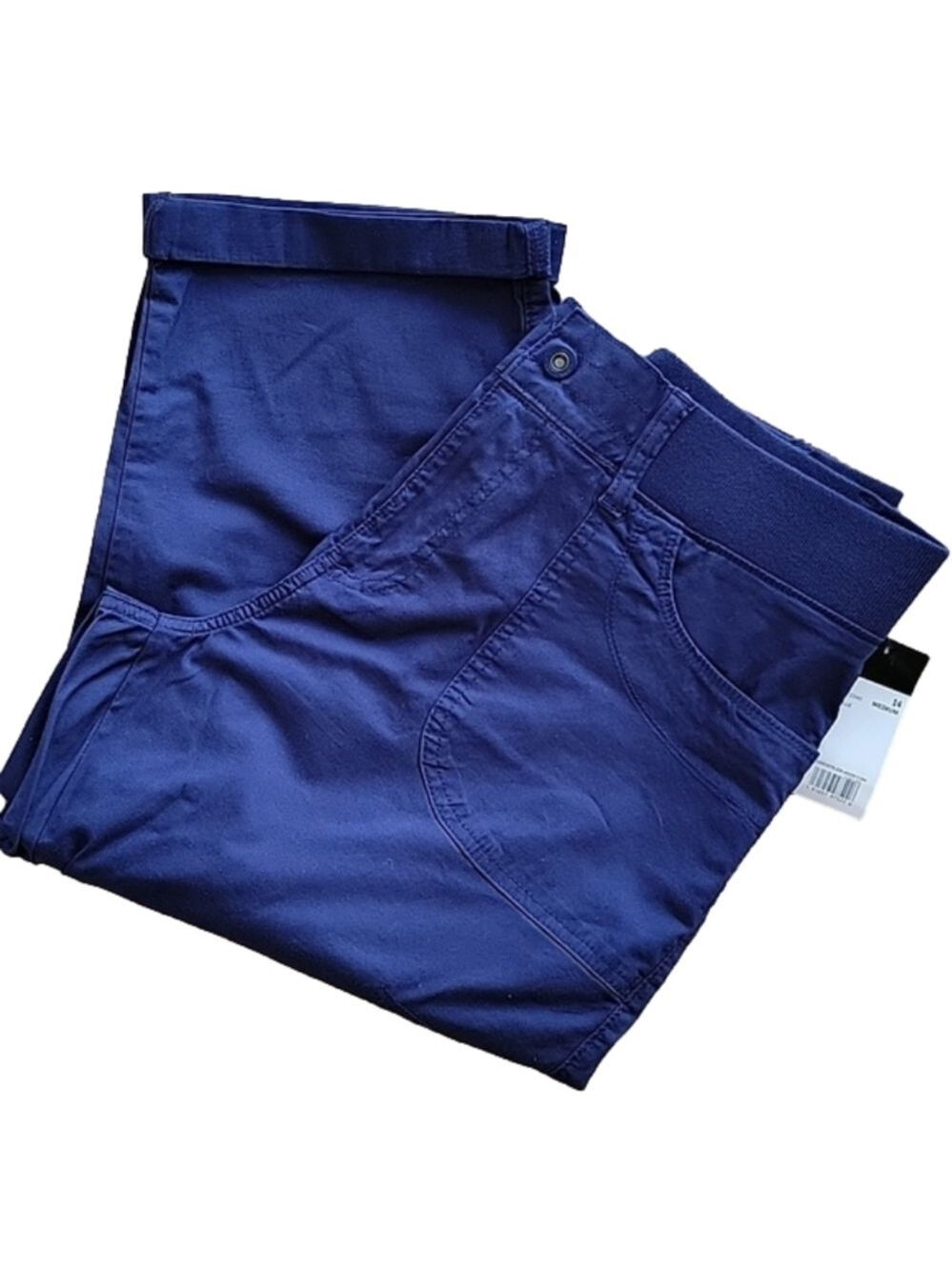 Lee Blue Cropped Cargo Pants Size 14 NWT